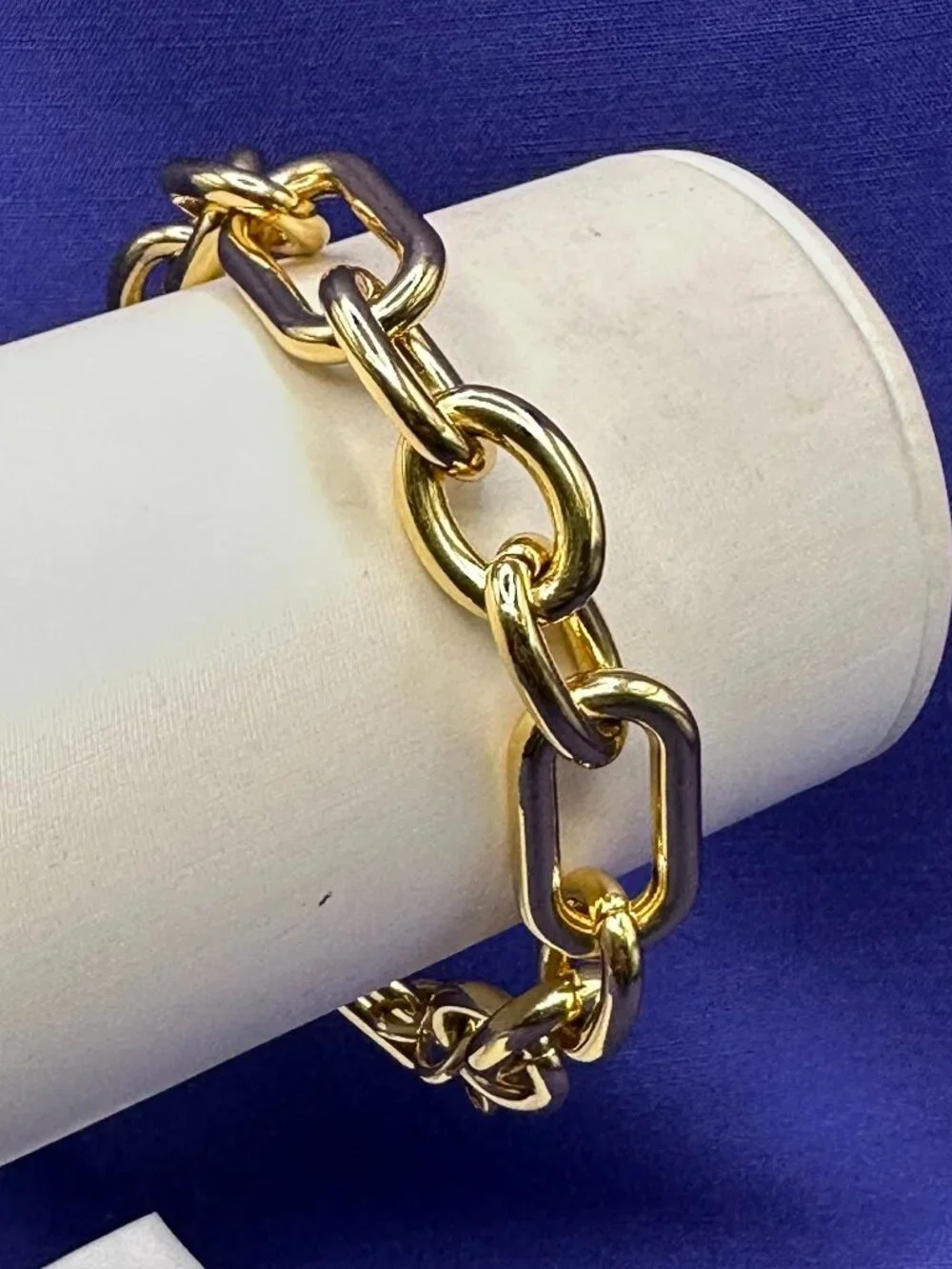 Talbots Gold-Tone Chunky Chain Bracelet - Picture 2 of 9